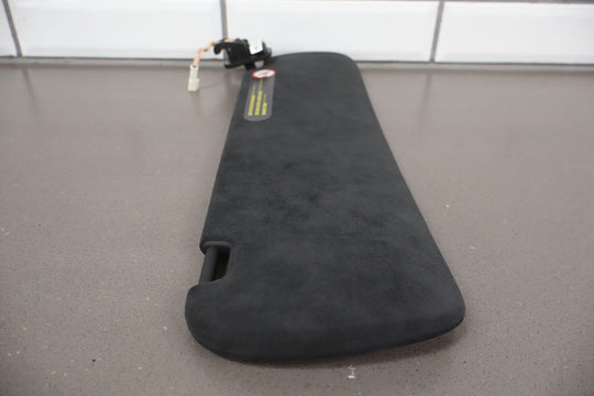 21-23 Tesla Model S Left Driver Side Sun Visor Alcantara Black Suede