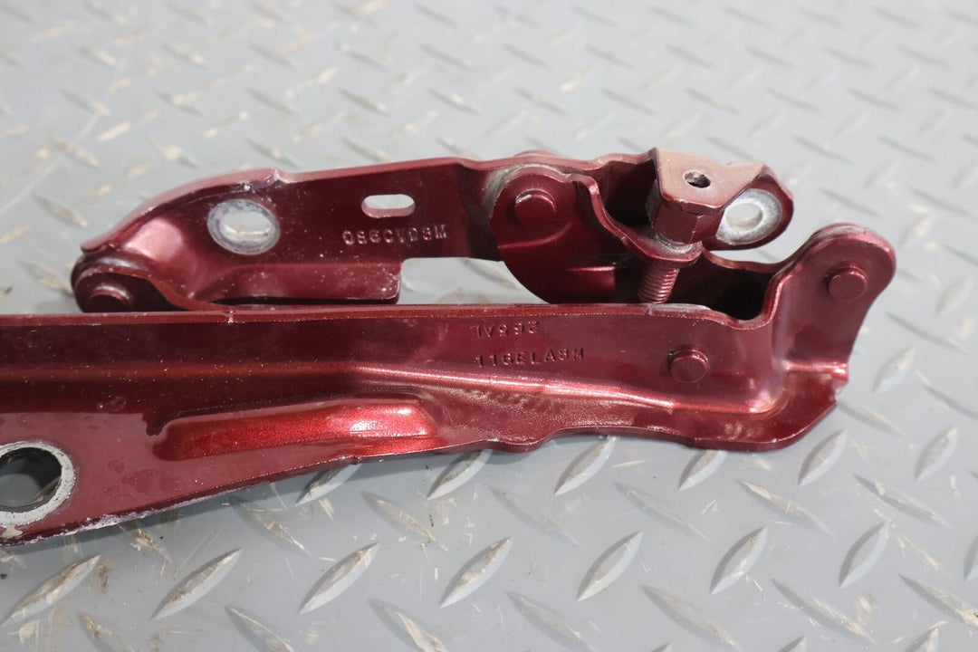 08-23 Dodge Challenger Pair LH & RH Hood Hinges OEM (Octane Red PRV)