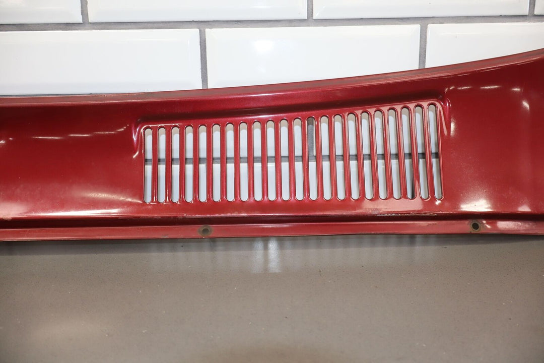 1991-1997 Toyota Land Cruiser Metal Front Center Cowl Vent Panel Med Red (3H4)