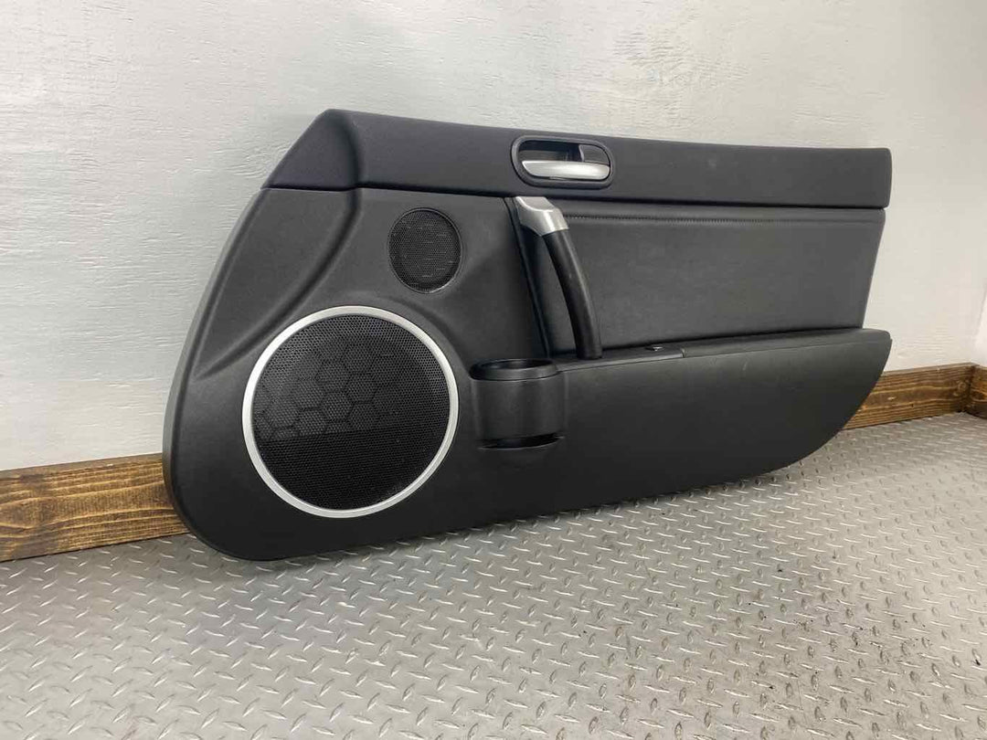 06-08 Mazda Miata MX-5 Right RH Interior Door Trim Panel (Black FN0) See Notes