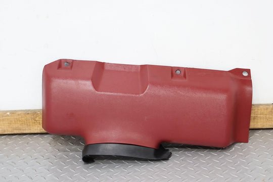 87-93 Ford Mustang Driver Interior Knee Pad Bolster (Red) 2 Repaired Tabs