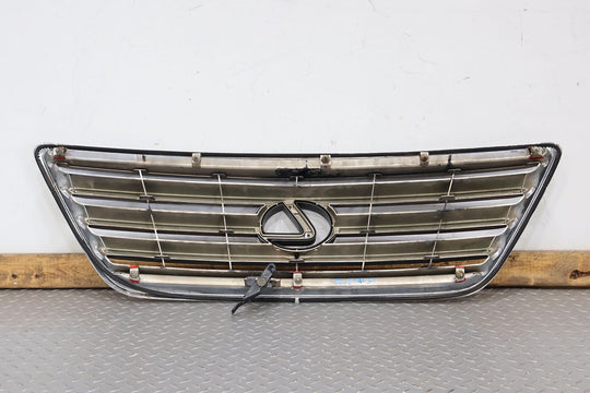 03-12 Lexus GX470 Front Upper Hood Grille (Weathered) OEM (5 Tabs Repaired)