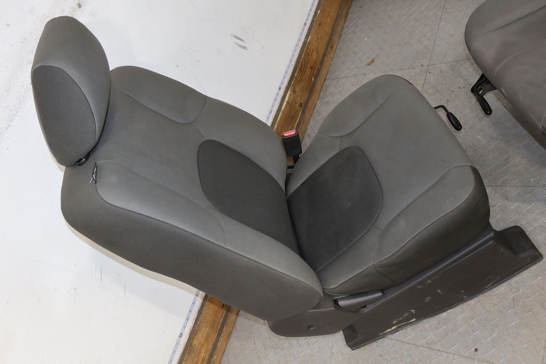 11-15 Nissan Xterra OEM CLoth Seat Seats Set Front&Rear (Gray X) Manual Adjust