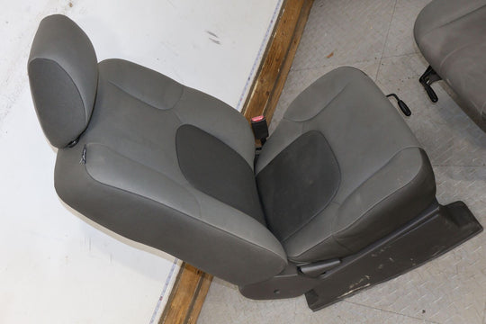 11-15 Nissan Xterra OEM CLoth Seat Seats Set Front&Rear (Gray X) Manual Adjust