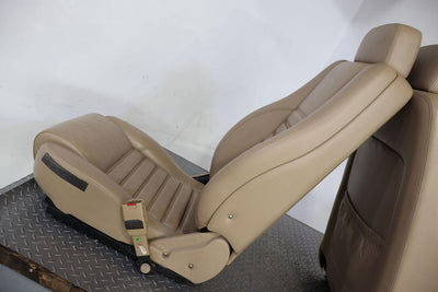 92-94 Jaguar XJS Coupe Leather Seat Set of 4 (Doeskin AEE) LH Front Worn OEM