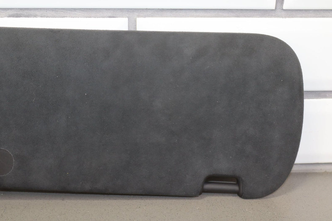 21-23 Tesla Model S Left Driver Side Sun Visor Alcantara Black Suede