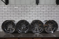 2003 Hummer H2 Aftermarket 20x12 Chrome Moto Metal MO962 Wheel Set