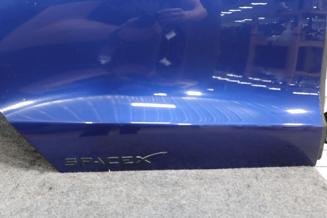 2016-2020 Tesla Model S Rear Right RH Door Shell (Deep Blue PBSB) Sold Bare