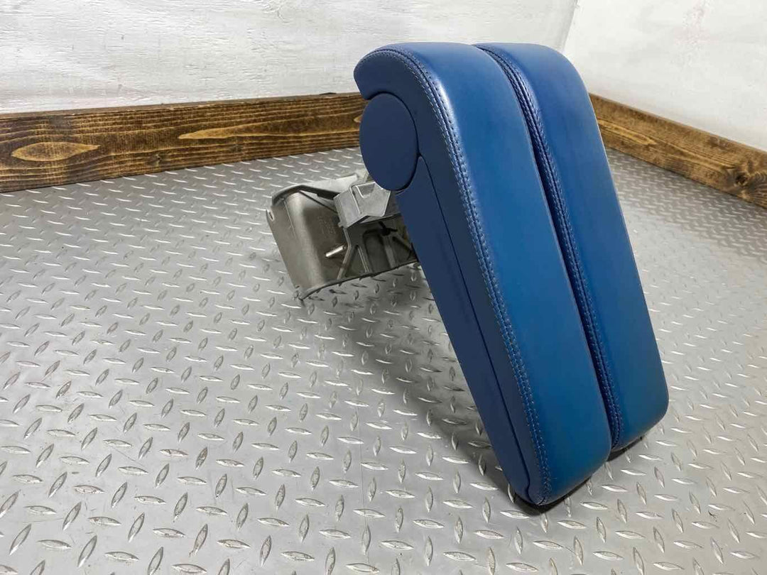 04-10 Bentley Continental GT Pair LH/RH Leather Center Console Arm Rests (Blue)