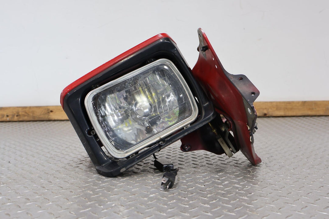 86.5-92 Toyota Supra MK3 Right Headlight Lamp W/ Motor& Cap (Super Red) Tested