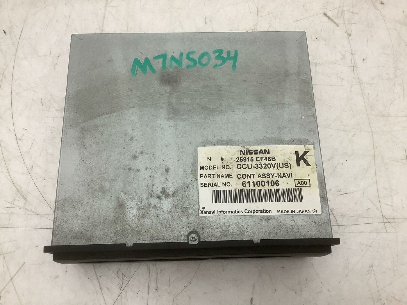 2007-2009 Nissan 350Z Navigation NAVI GPS Driver Tested 25915-CF46B OEM