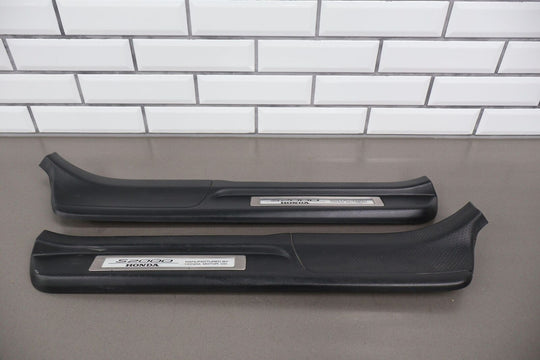 00-03 Honda S2000 AP1 Pair LH & RH Interior Door Sill Entry Plates (Black)