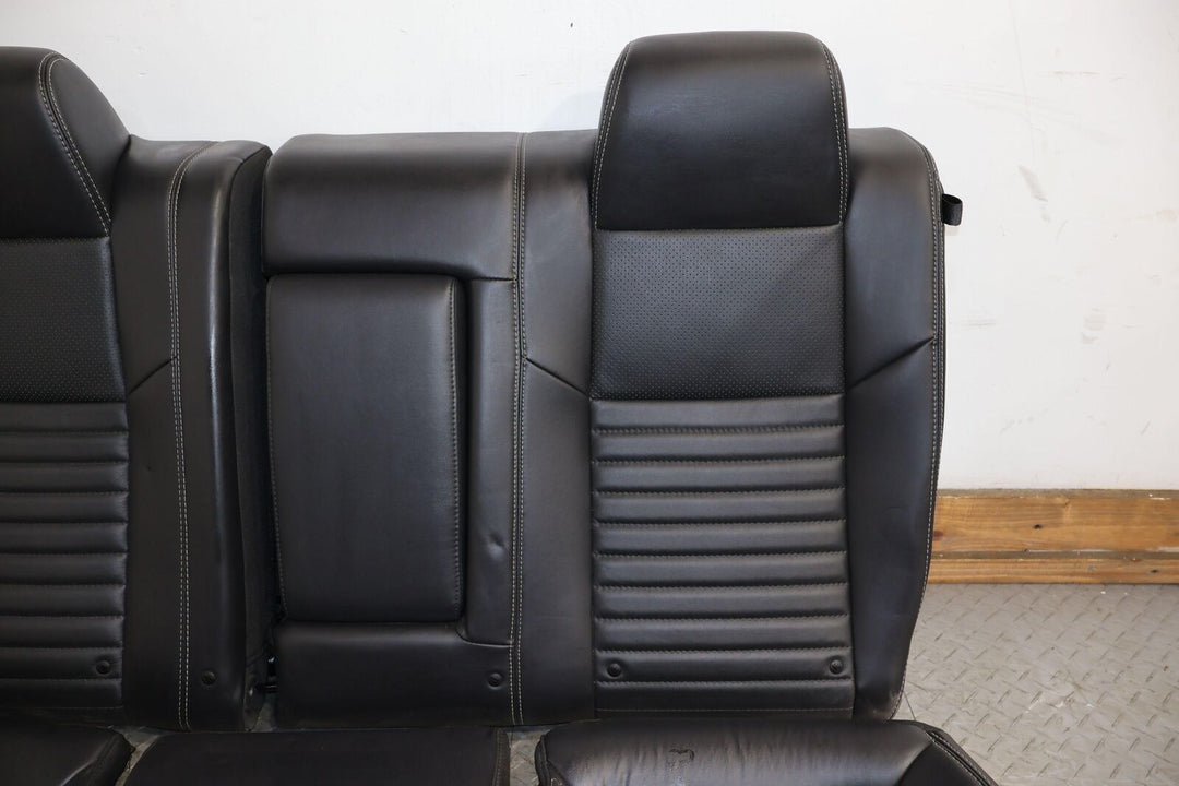 11-14 Dodge Challenger Rear Interior Leather Seat (Black X9) Minimal Wear