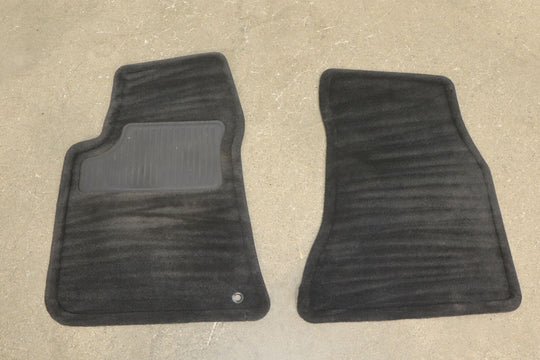 2009 Dodge Challenger SRT-8 Carpeted Front Floor Mat Set (Dark Slate Gray)