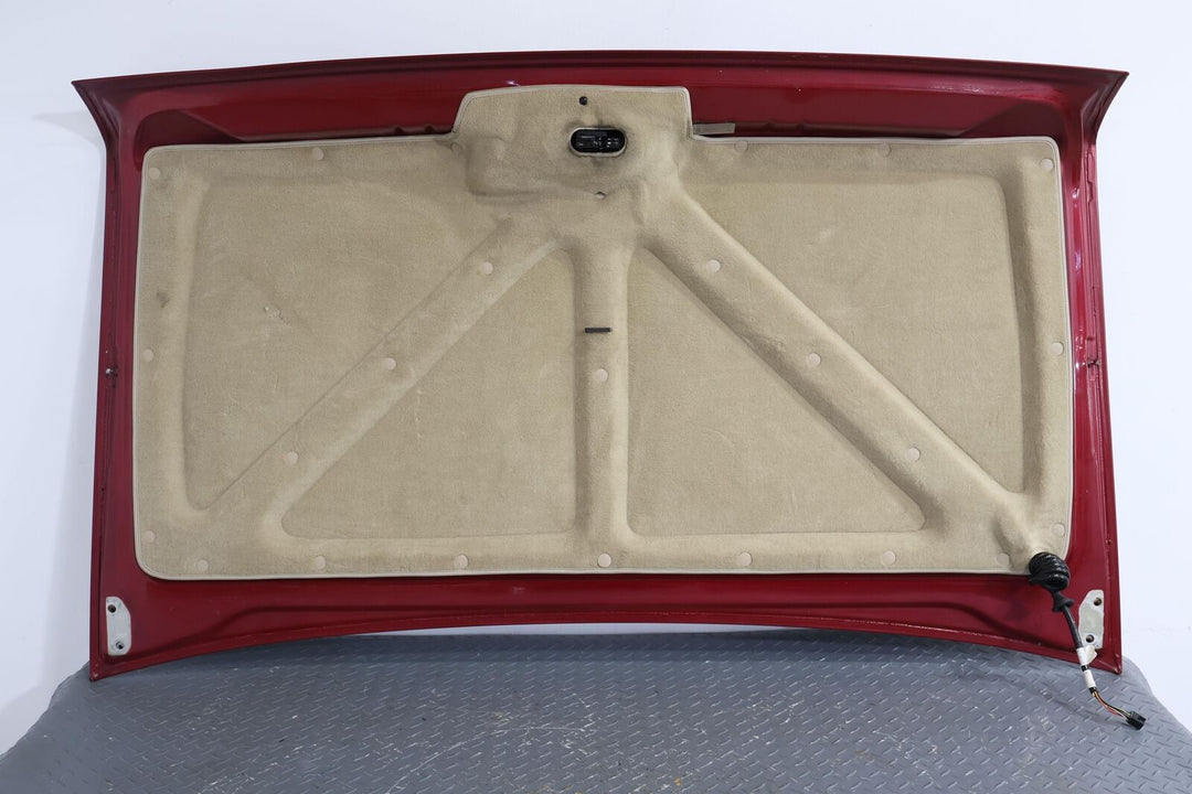 87-93 Cadillac Allante Rear Trunk W/ Trim Panel& 3rd Light (Hawaiian Orchid 84u)