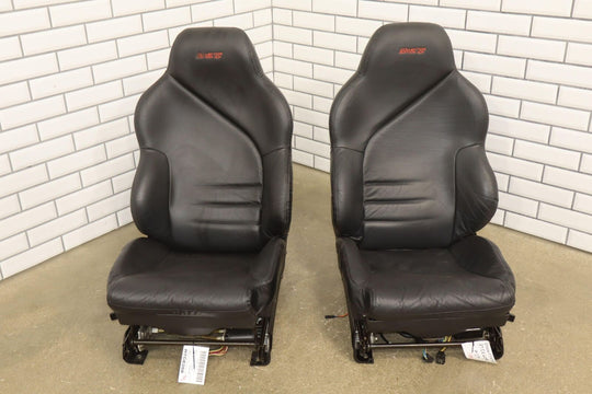 95-96 C4 Corvette Pair LH&RH Leather Bucket Seats Collector's Edition Black