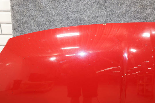 12-19 Fiat 500 Abarth Front OEM Hood Bonnet (Rosso Red PR1) See Photos