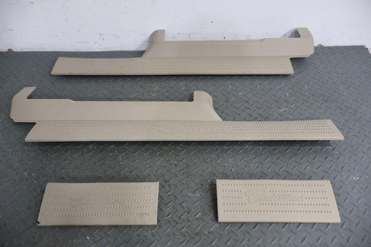 02-06 Cadillac Escalade Short WB Door SIll Entry Plates Set of 4 (Shale 152)