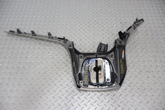 13-18 Ford C-Max Upper Console Shifter Bezel & Trim W/ Boot/Knob (Silver)