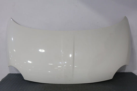 12-19 Fiat 500 Abarth Coupe OEM Hood Bonnet (Bianco White PW3) Solid Mount