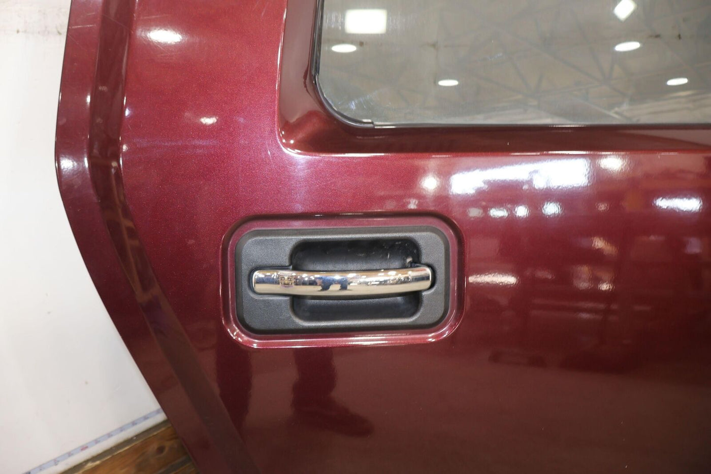 03-09 Hummer H2 Rear Right RH Door W/ Glass (Twilight Maroon 49U) See Photos