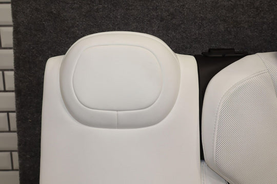 21-23 Telsa Model S Plaid Right Passenger Rear Seat Upper Section (White)