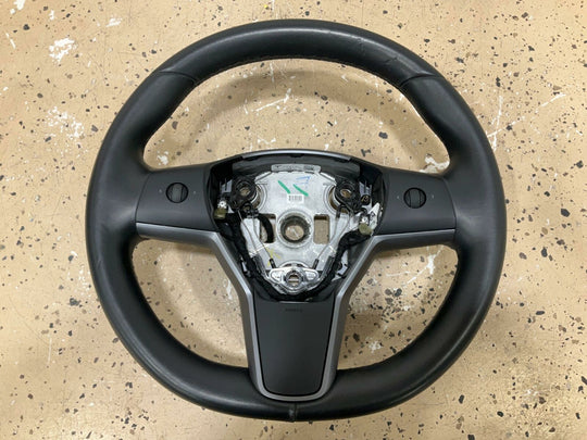 17-20 Tesla Model 3 Steering Wheel W/ Switches (Black) 1105324-00-H