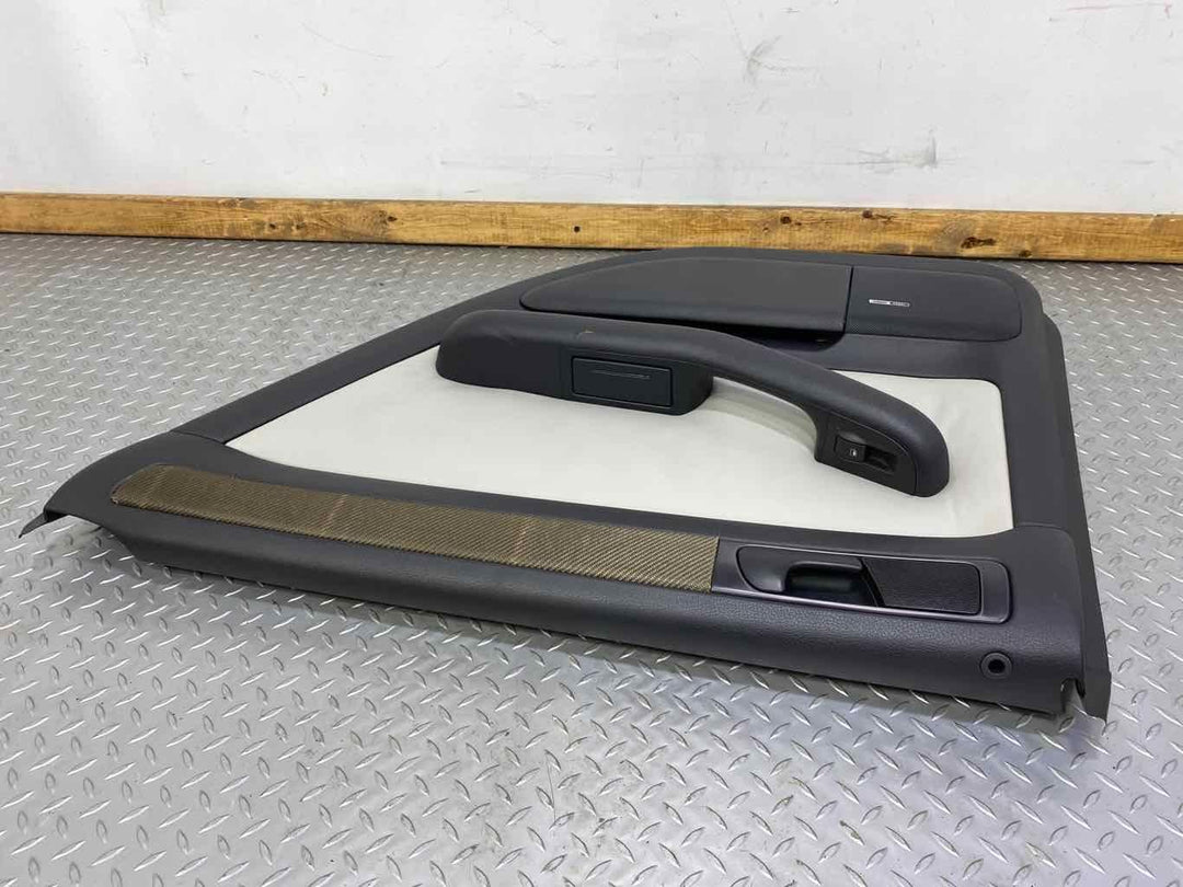 03-04 Audi RS6 Passenger Right REAR Door Trim Panel (Black/Silver QJ) See Notes