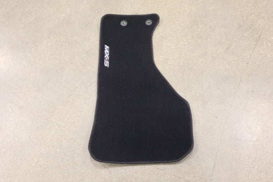 2016-2023 Mazda Miata MX-5 Embossed Cloth Floor Mats (Black) Mild Wear