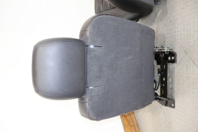 03-07 Hummer H2 SUV Black Leather 2nd Row Seat (Ebony 48i) Light Wear