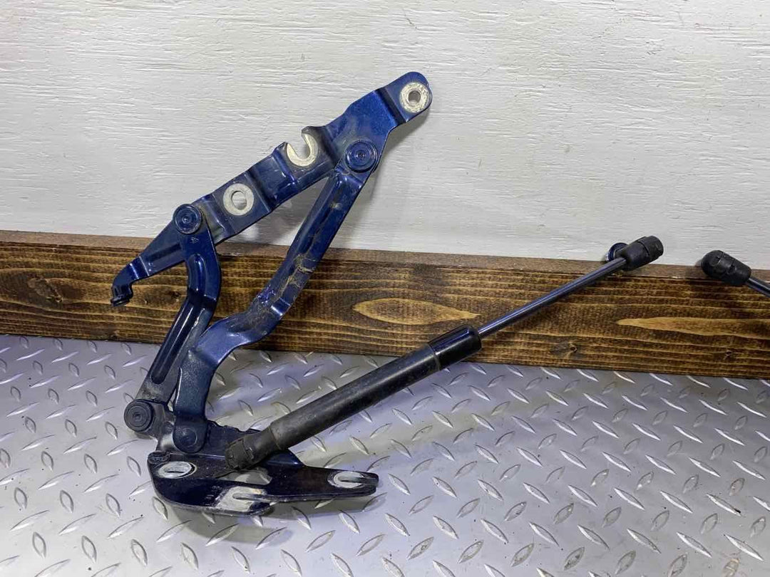 03-04 Audi RS6 Pair Left & Right Trunk Deck Lid Hinges (Mugello Blue Pearl 5W)