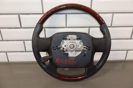 10-13 Lexus GX460 Leather OEM Steering Wheel Heated (Black/Woodgrain)