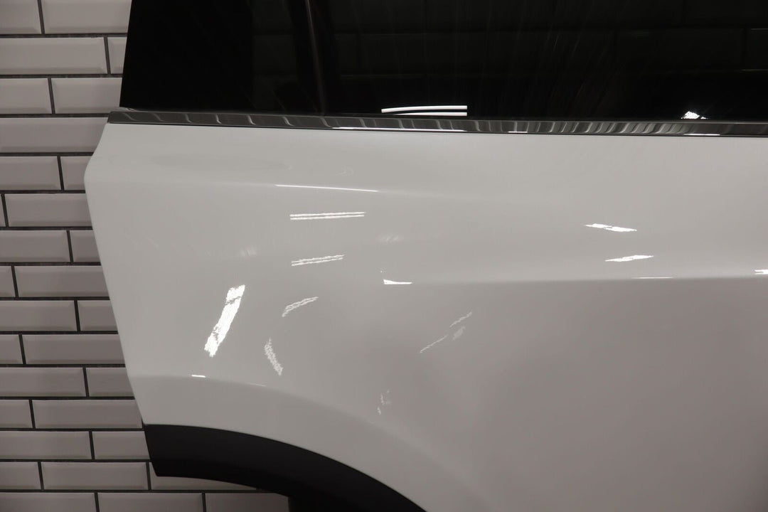 16-20 Tesla Model X Rear Right RH Door W/Glass (Pearl White PPSW) See Photos