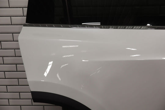 16-20 Tesla Model X Rear Right RH Door W/Glass (Pearl White PPSW) See Photos