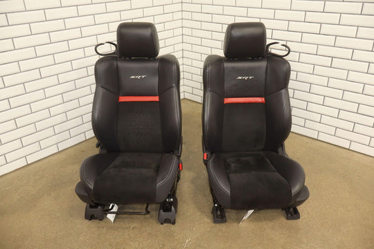 2008-2010 Dodge Challenger SRT-8 88k Leather/Suede Seat Set (Front/Rear)