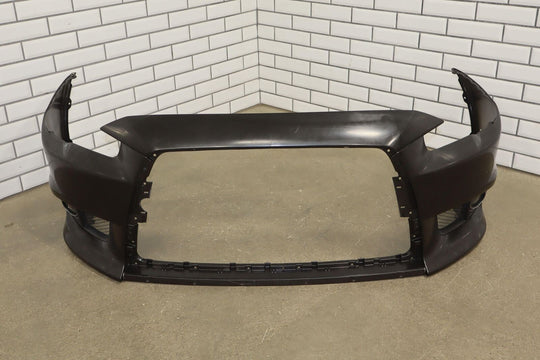 08-15 Mitsubishi Lancer Evolution Unpainted Front Bumper with Fog Lamps / Grills