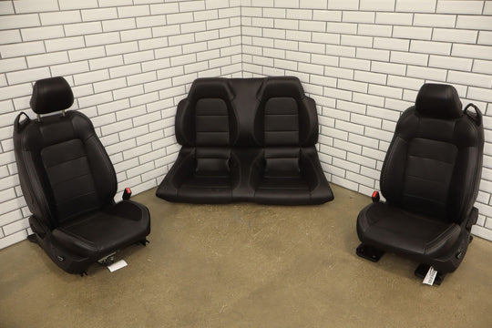 15-17 Ford Mustang Convertible Heated/Ventilated Leather Seat Set (Front/Rear)