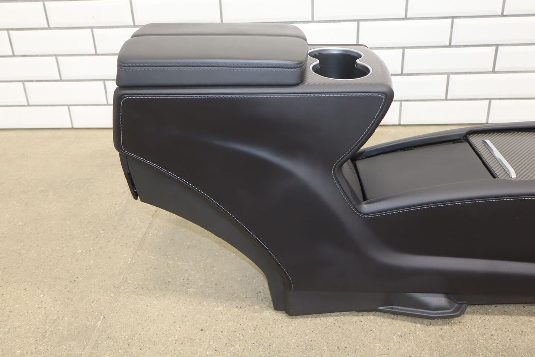 2012-2020 Tesla Model S Center Floor Console w/storage (Carbon Trim)