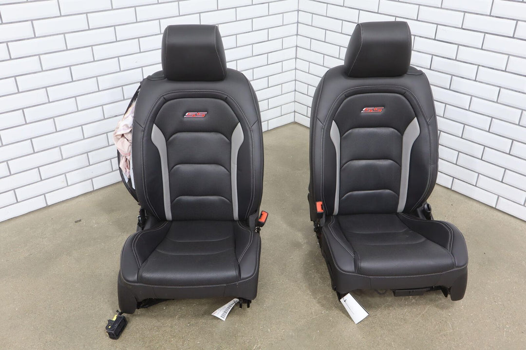 2016-2023 Chevy Camaro Heated/Ventilated Leather Seat Set (Front/Rear) Blown Bag