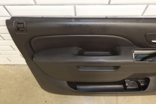 2010-2013 GMC Sierra Crew Cab Left Front Interior Door Trim Panel (Black 193)