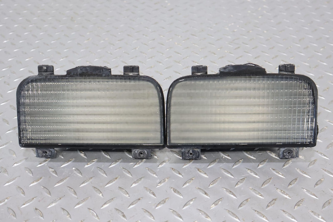 94-96 Chevy C4 Corvette Pair LH & RH Reverse Lights Lamps (Hazy Lens) OEM