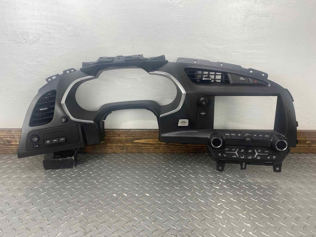 18-19 Chevy Corvette Grand Sport Speedo Radio Bezel W/Heater Controls For Parts