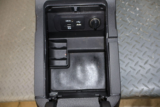 15-20 Mustang GT Front Center Floor Console W/ Lid (Ebony 41) Electronic Lock