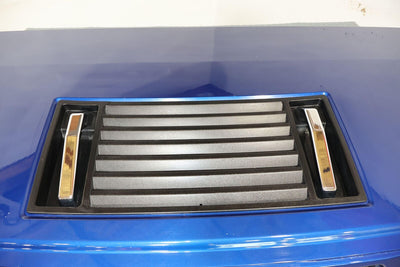 03-07 Hummer H2 OEM Hood W/Upper Grille & Lighting (Pacific Blue 91U) See Notes