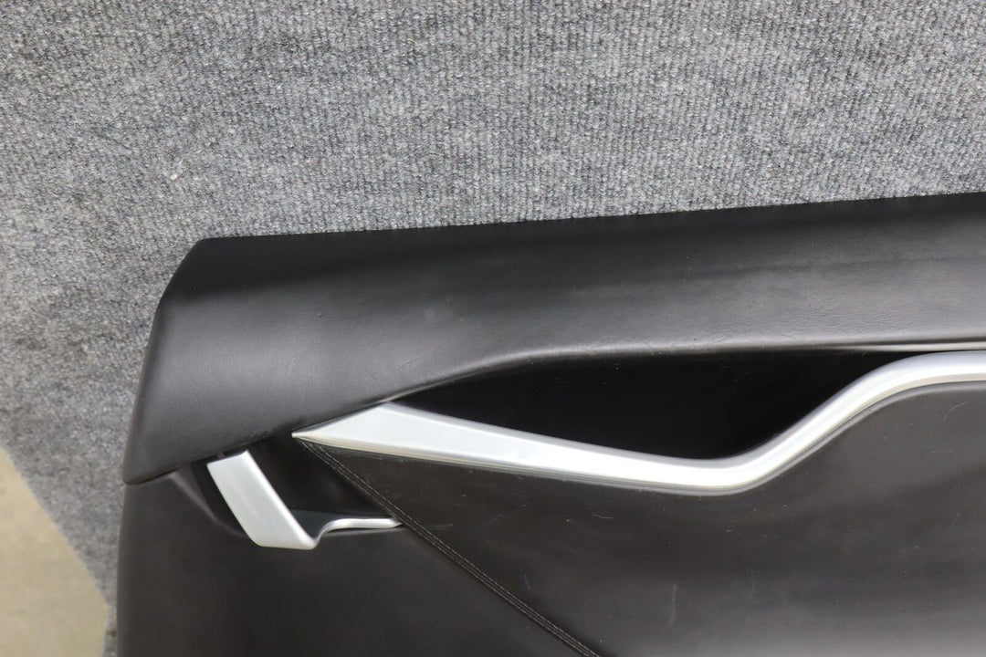 2012-2020 Tesla Model S Passenger Right Rear Interior Door Trim Panel (Black)