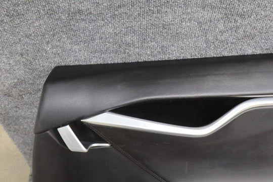 2012-2020 Tesla Model S Passenger Right Rear Interior Door Trim Panel (Black)