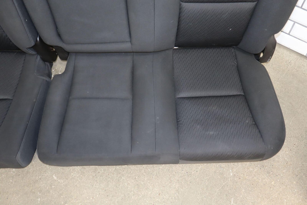 2012-2013 Chevy Silverado Crew Cab Cloth Seat Set (Front/Rear) Ebony OEM