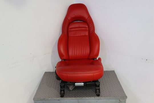 97-00 Chevy C5 Corvette Right Passenger Leather Power Seat (Torch Red 70I)