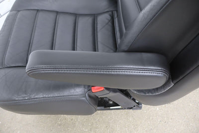 05-07 Hummer h2 RH Right Passenger Front Bucket Seat Leather Ebony (482) Cracks