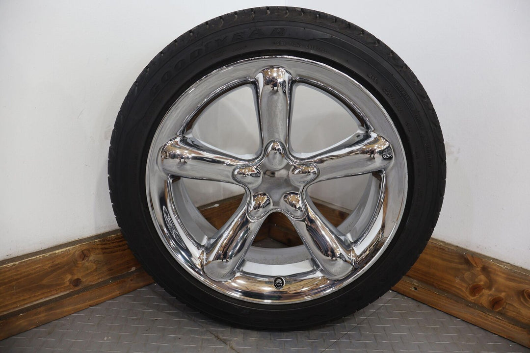 00-02 Plymouth Prowler 17" & 20" Full Wheel Set W/Tires (Chrome) W/Center Caps